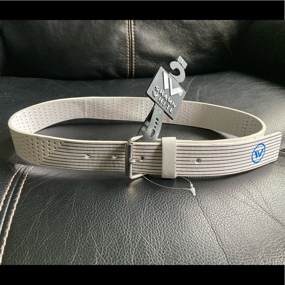 Shawn White Black & White Synthetic Belt - Picture 1 of 10